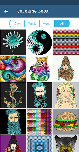 Coloring Book For Adults - Mandala Coloring Screenshot 2