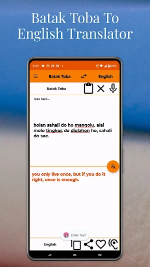 Batak Toba To English Trans Screenshot 1