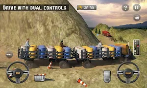 USA Truck Driving School: Off-road Transport Games Screenshot 2