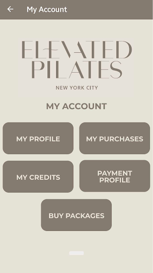 Elevated Pilates Screenshot 1