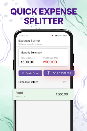 Quick Expense Splitter Screenshot 0
