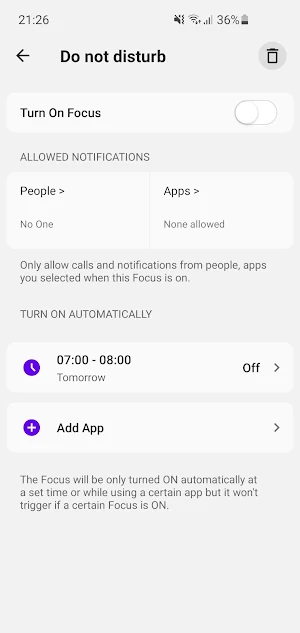 Focus iOS Screenshot 1