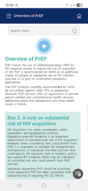 HIV PrEP Provider Screenshot 2
