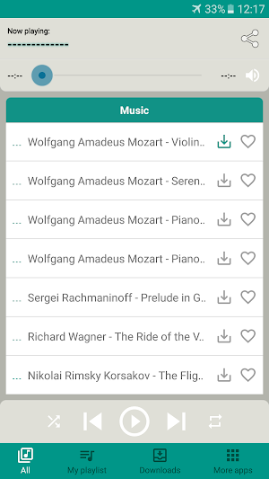 Famous Classical Film Music Screenshot 1