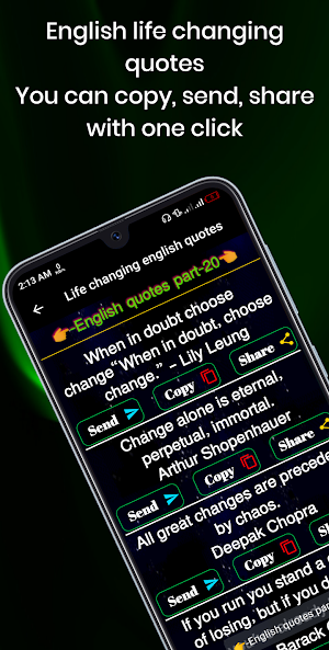 Life changing english quotes Screenshot 3