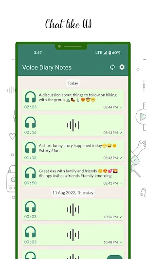 My Voice Diary Notes: Journal Screenshot 0