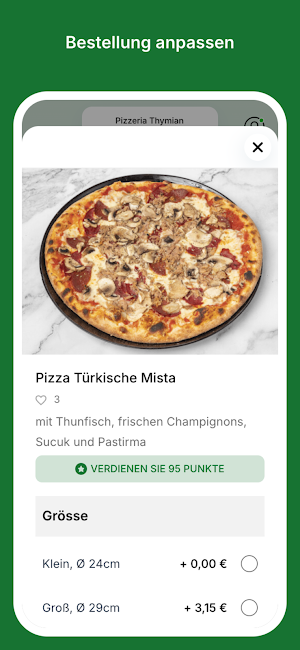 Pizzeria Thymian Screenshot 2