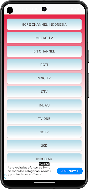 Televisi Indonesia Langsung Screenshot 0