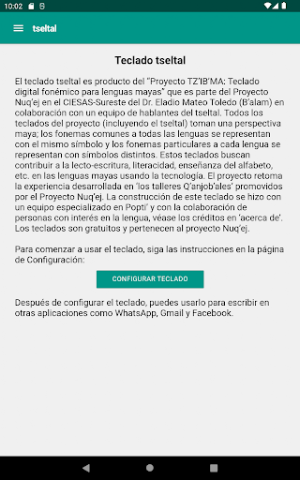 Teclado tseltal Screenshot 3