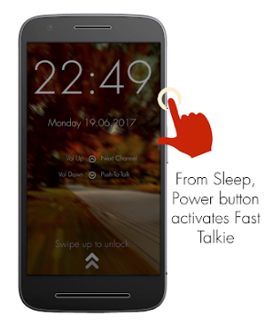 Zello PTT Custom Button - Fast Talkie Screenshot 1