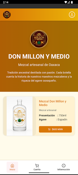 Mezcal Don Millón y Medio Screenshot 0