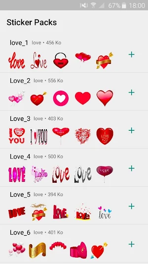 I Love U 2019 stickers Screenshot 2