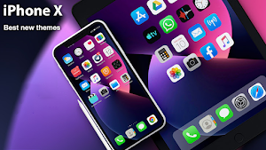 iOS Launcher - iPhone X Themes Screenshot 1