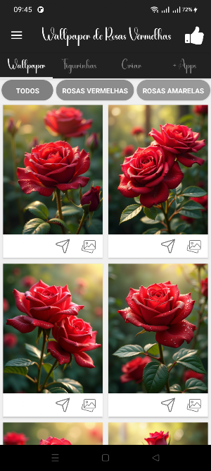 Red Roses Wallpaper Screenshot 0