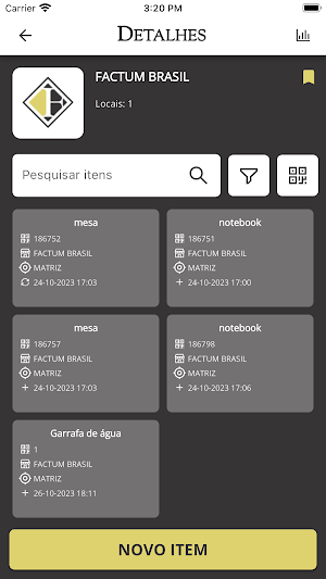 Factum Inventário Screenshot 2