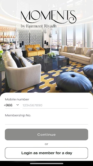 Moments by Fairmont Riyadh Screenshot 0