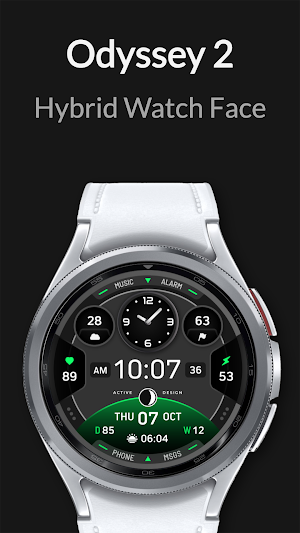 Odyssey 2: Hybrid Watch Face Screenshot 3
