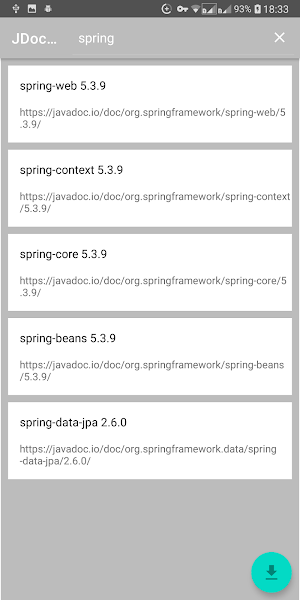 JDoc4droid Screenshot 2