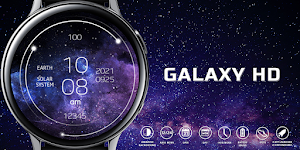 Galaxy HD: Digital Watch Face Screenshot 0