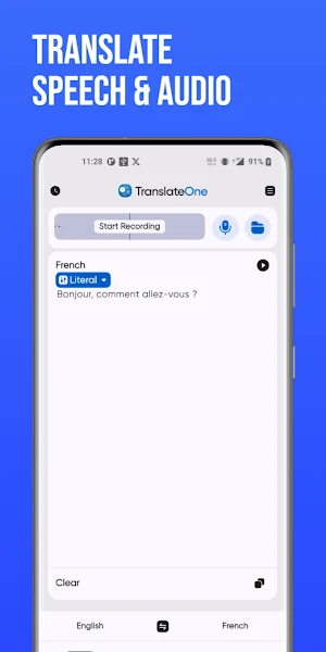 TranslateOne: AI Translate Screenshot 0