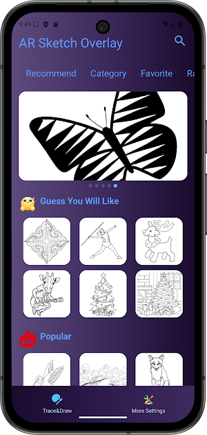 AR Sketch Overlay Screenshot 2