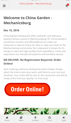 China Garden Mechanicsburg Screenshot 0