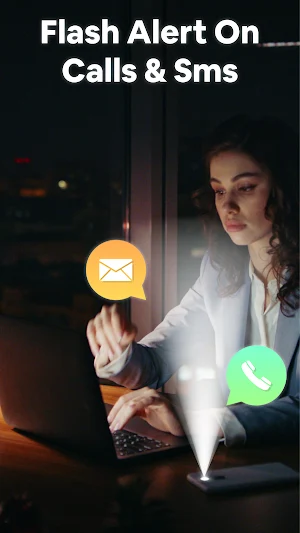 LED Flashlight & Flash Alert Screenshot 1