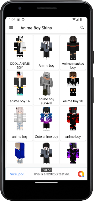 Anime Boy Skins for Minecraft Screenshot 0