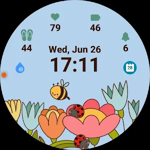 Kawaii Spring animated watch Screenshot 3