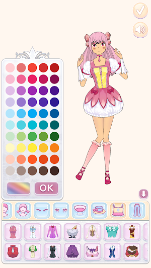 Anime Moe Girls Dress Up Games Screenshot 0