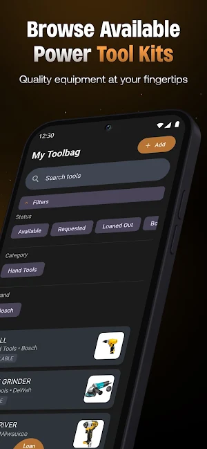 Toolix – Borrow & Lend Tools Screenshot 1