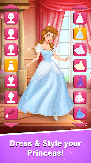 Dress Up girls Princess avatar Screenshot 1