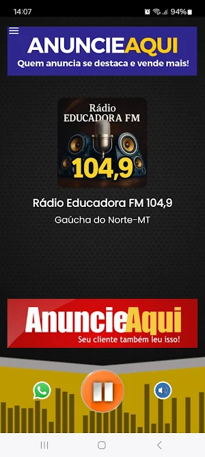 Rádio Educadora FM 104,9 Screenshot 1