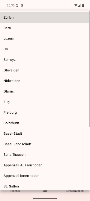 Swiss Salary & Tax Calculator Screenshot 1