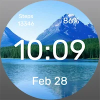 Picturesque view of Watch Face