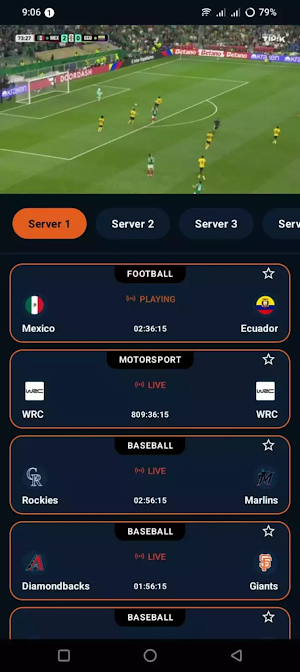 FootMad: Live Sports Streaming Screenshot 2
