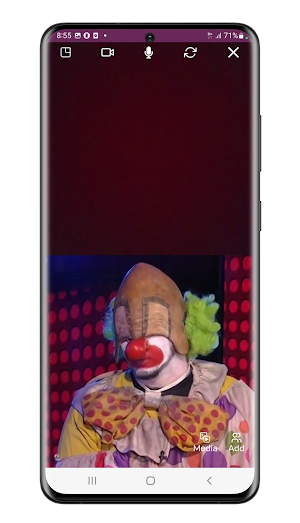 Clown fake video call Screenshot 3