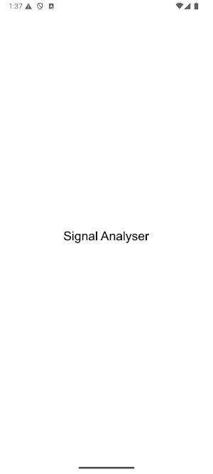Signal Analyser Screenshot 0