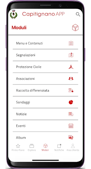CapitignanoApp Screenshot 2