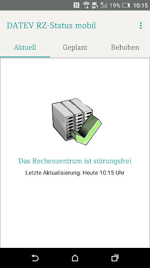 DATEV RZ-Status mobil Screenshot 0