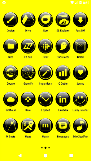 Yellow Glass Orb Icon Pack Screenshot 2