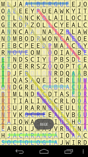 Caçando Palavras Screenshot 1