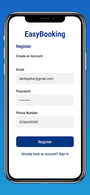 EasyBooking Hotel Booking App Screenshot 0