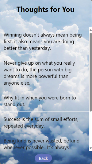 Thought of the day by Maximus Screenshot 0