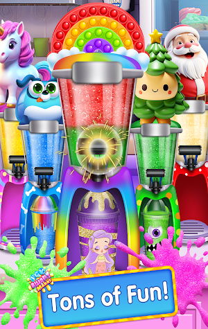 Icy Rainbow Slushy Maker Game Screenshot 2