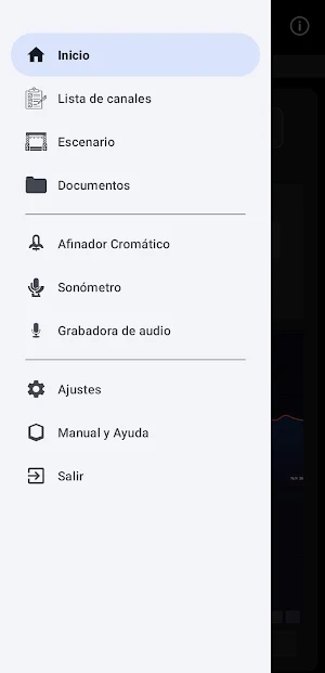 fichatech canales y escenario Screenshot 2