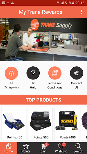 My Trane Rewards Screenshot 1