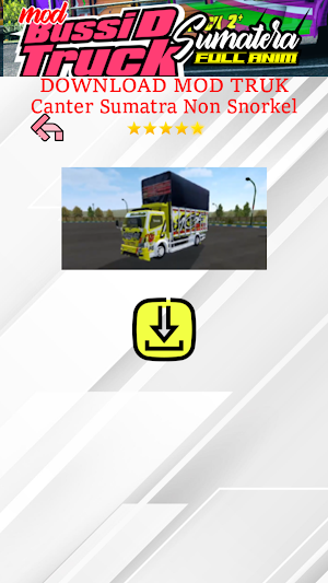 Mod Bussid Truck Sumatra Full Anim Screenshot 3