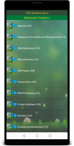 Molecular Biology Quiz Screenshot 3