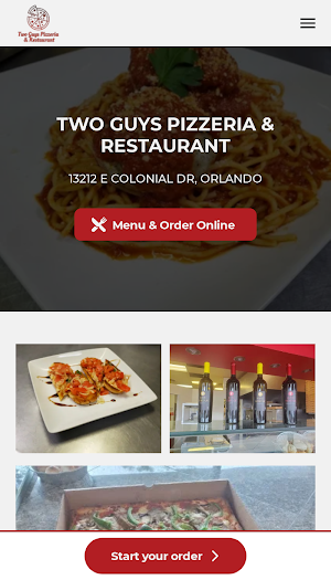 Two Guys Pizzeria Screenshot 1